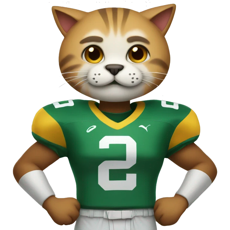 Football cat emoji