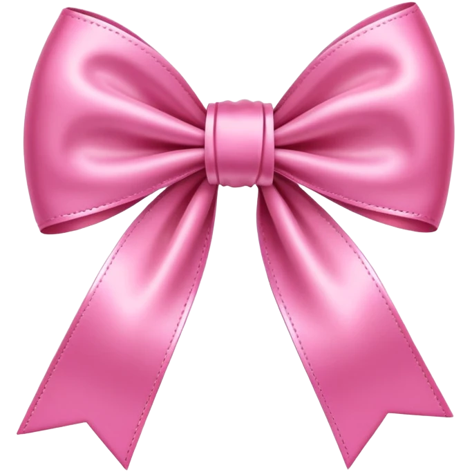 Pink bow emoji