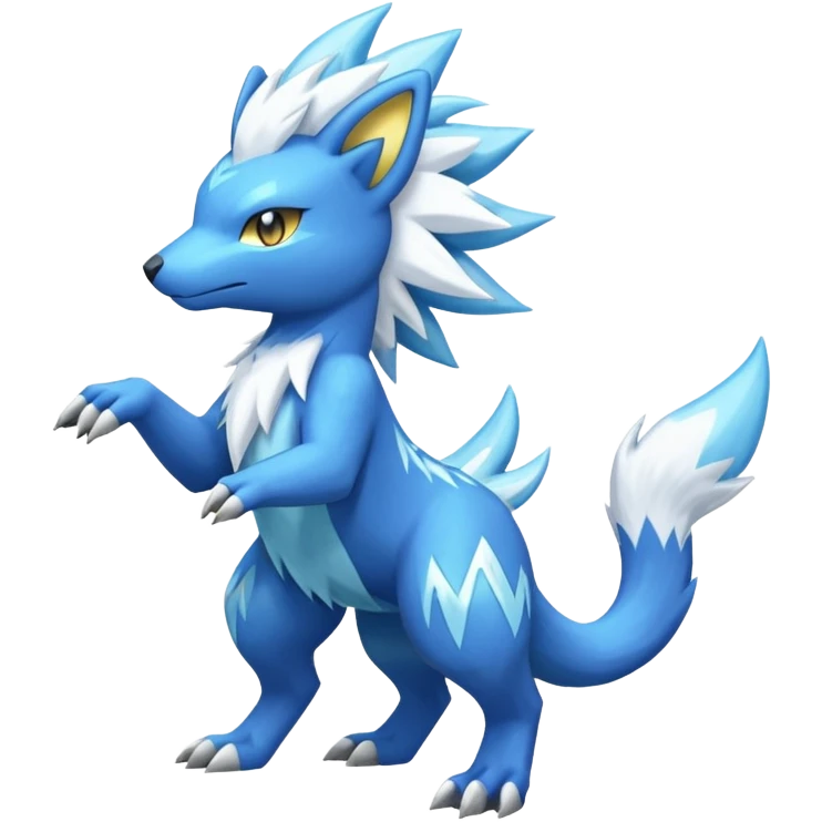 Manectric-Electrike-Amaura-Fakemon-fusion, full body emoji