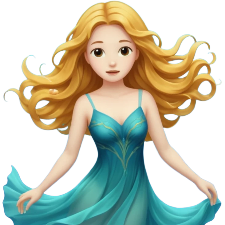 Underwater woman emoji