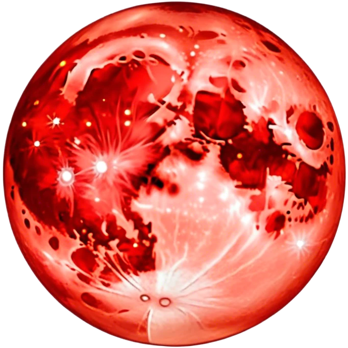 Red moon emoji