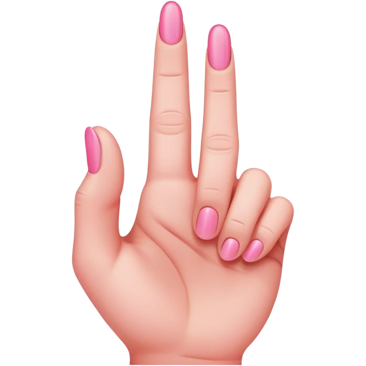 pink middle finger emoji