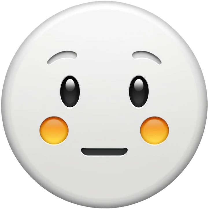 White in the middle emoji