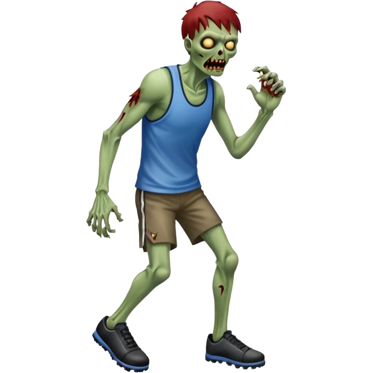 sportmen zombie full body emoji