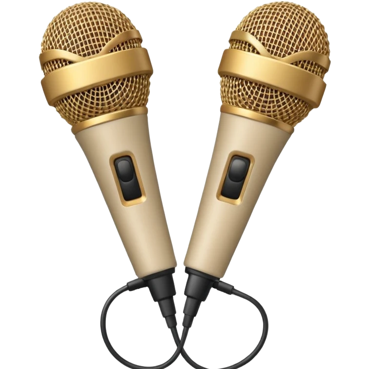 Beige small mics emoji