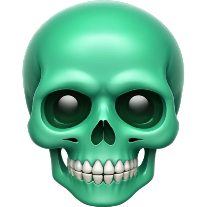 green skull emoji emoji