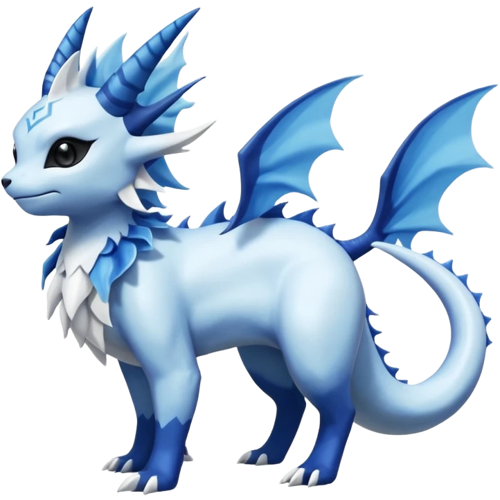 Vaporeon-Samurott-Absol-Fakémon-hybrid-creature (full body)  emoji