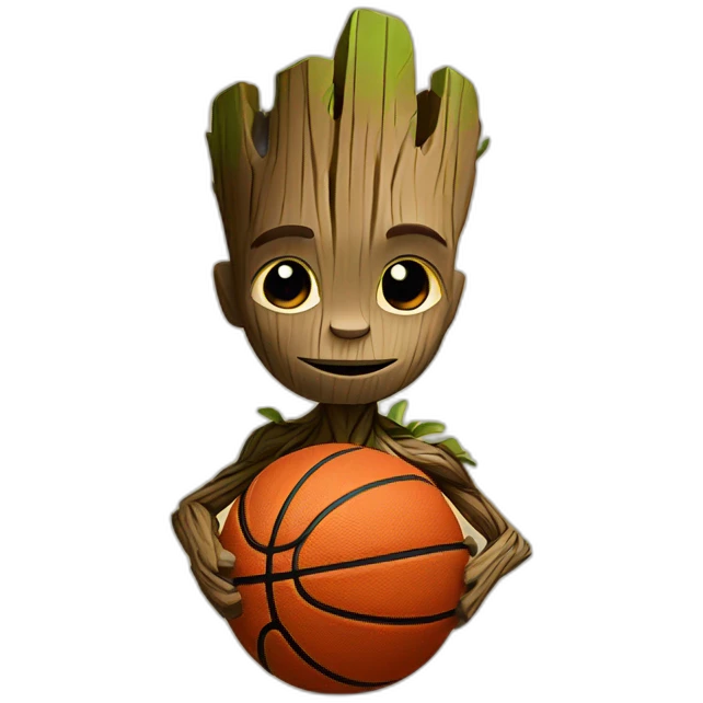 Groot basketball emoji