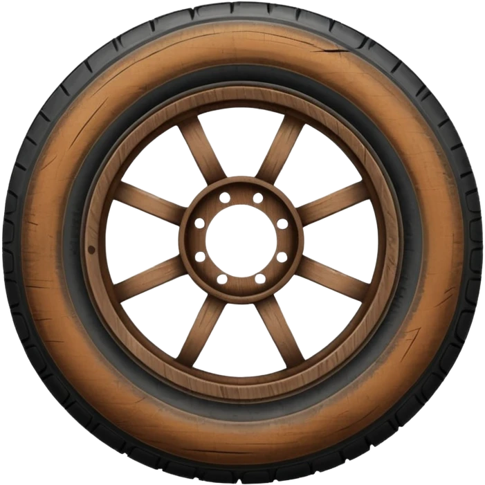 wooden tyre emoji