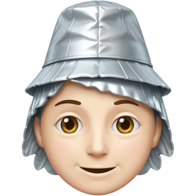 smirking tin foil hat emoji