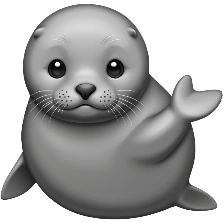 seal holding no sign emoji