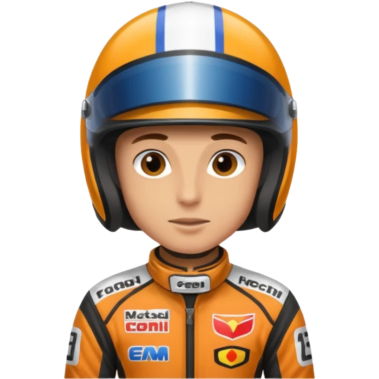 motor racer emoji