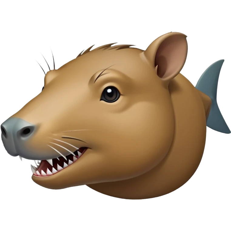 capybara shark emoji