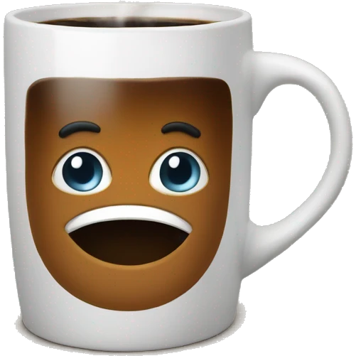 A huge mug of coffee emoji