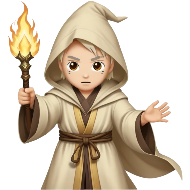 Sukuna from Jujutsu Kaisen fighting a wizard emoji