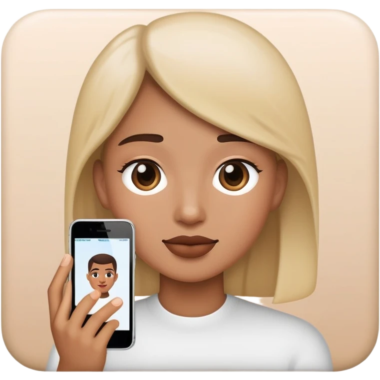 Person FaceTimeing  emoji