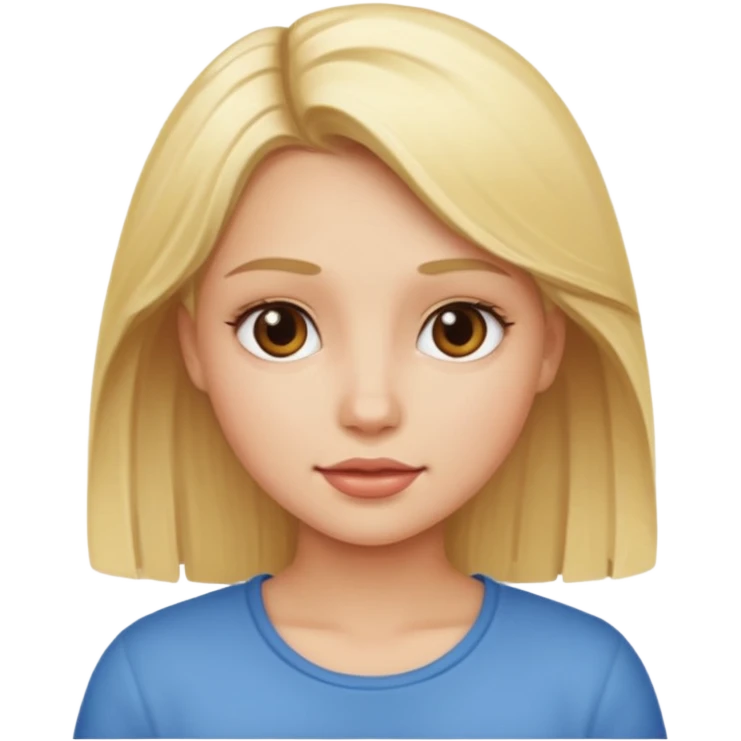 blonde girl emoji