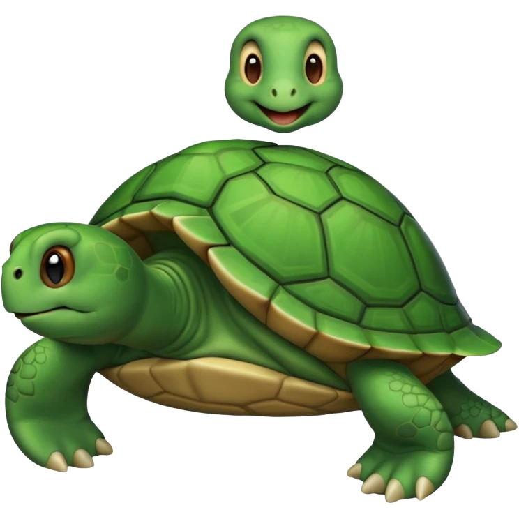Une tortue qui rigole emoji