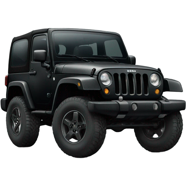 black jeep wrangler emoji