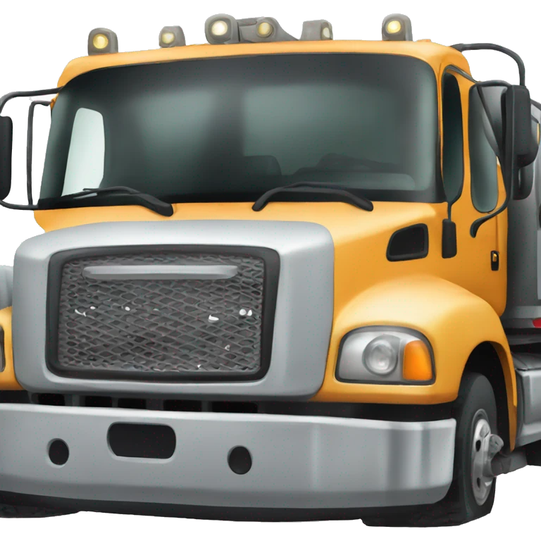 Public works truck emoji