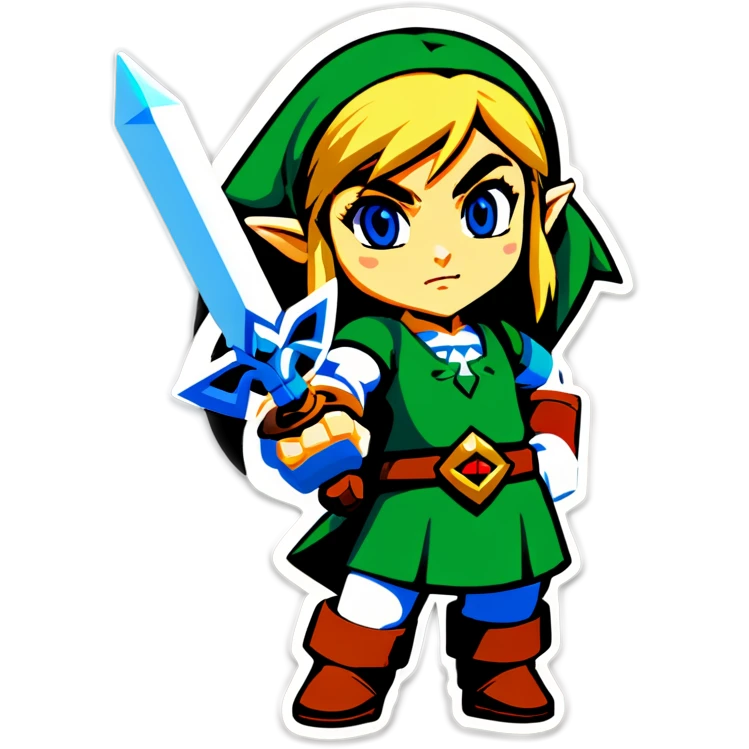 32 bit Zelda emoji