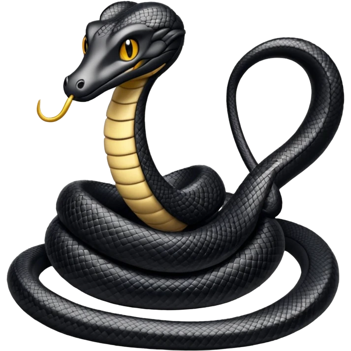 uma lamparina tradicional branca   com uma cobra  preta em volta da lamparina  emoji