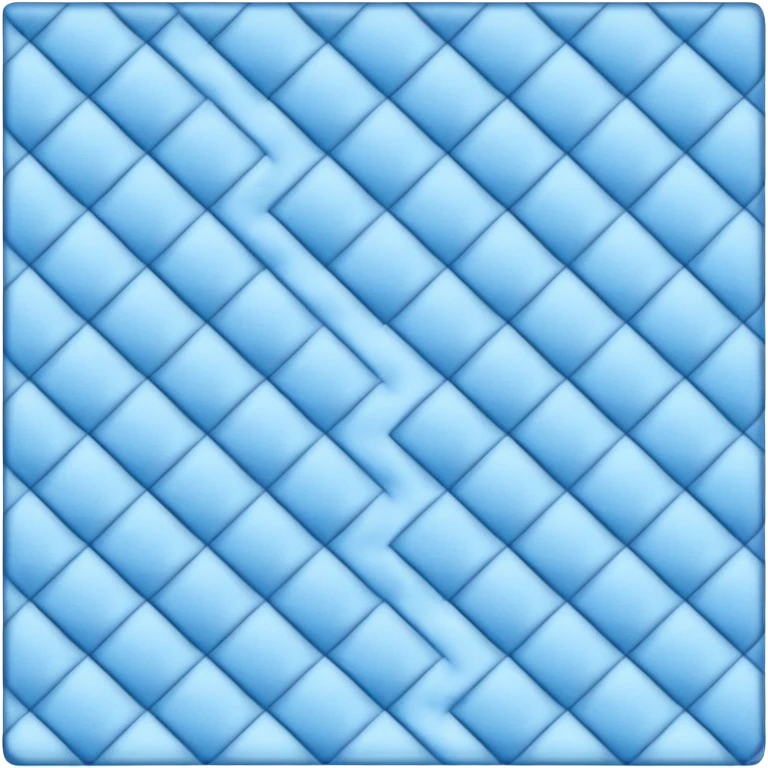 Cloudy blue check  emoji