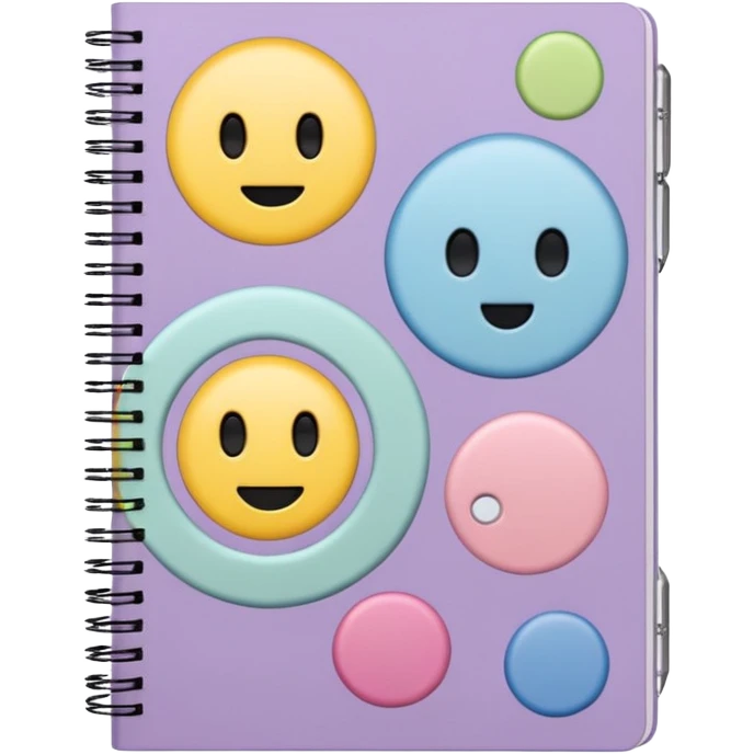 pastel emo notebook emoji