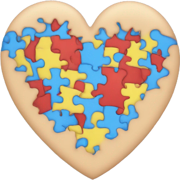 Autism heart emoji
