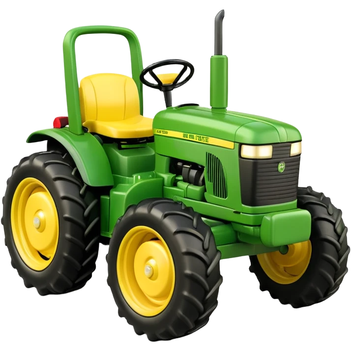 John Deere toy tractor emoji