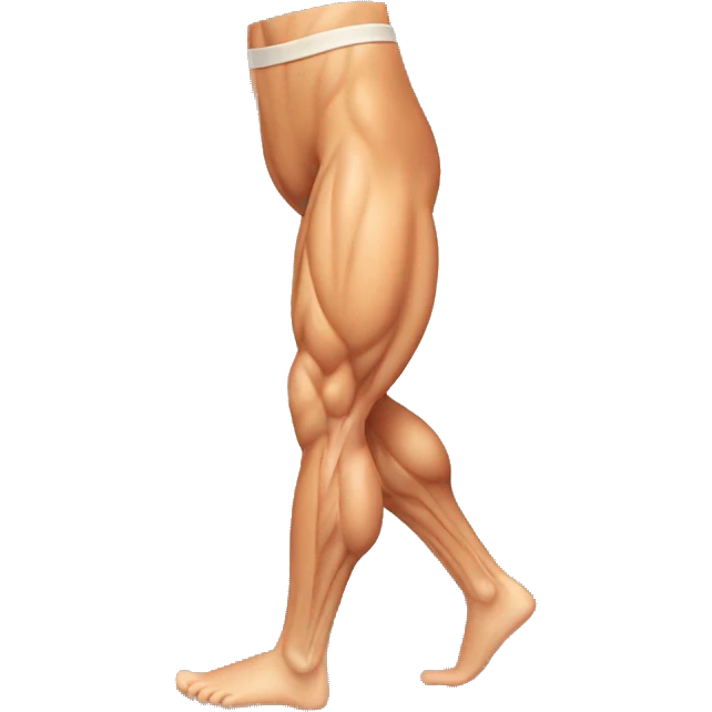 muscular leg emoji