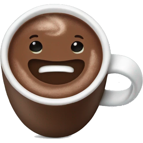 Hot chocolate emoji
