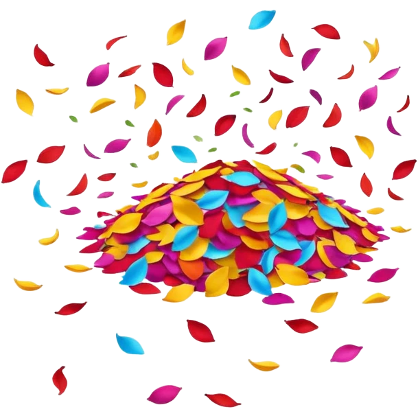 petals confetti  emoji