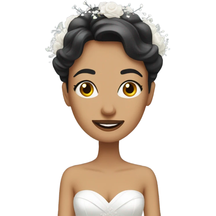 Crazy Bridezilla emoji