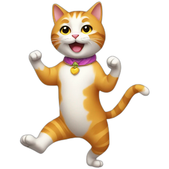 dancing cat emoji