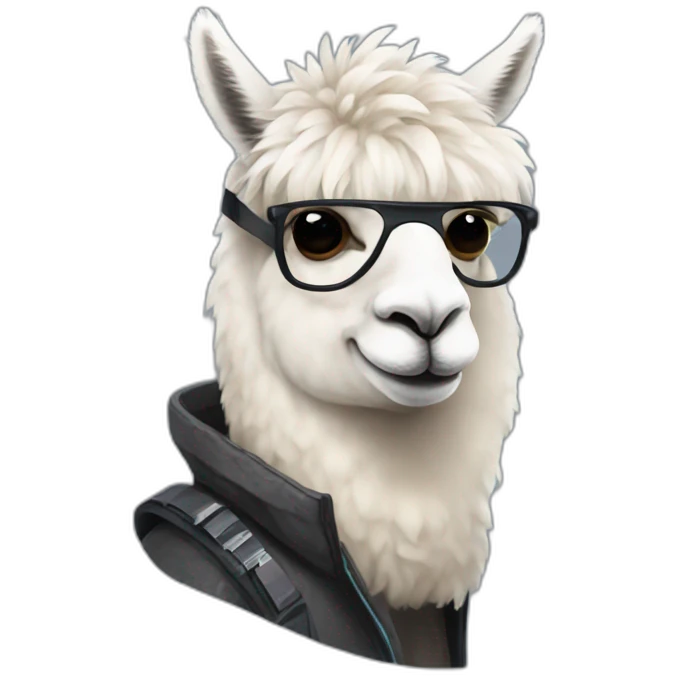 ALPACA PC USER CYBERPUNK emoji