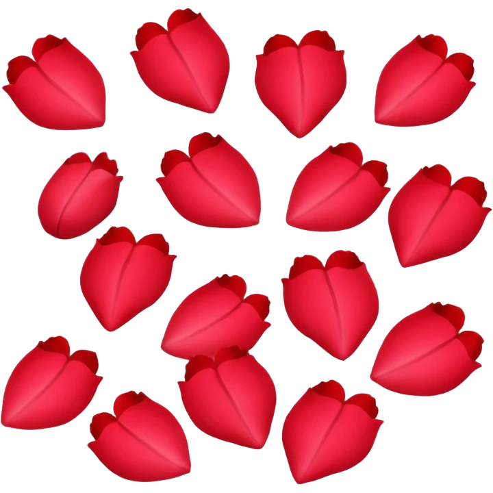 Rose petals emoji