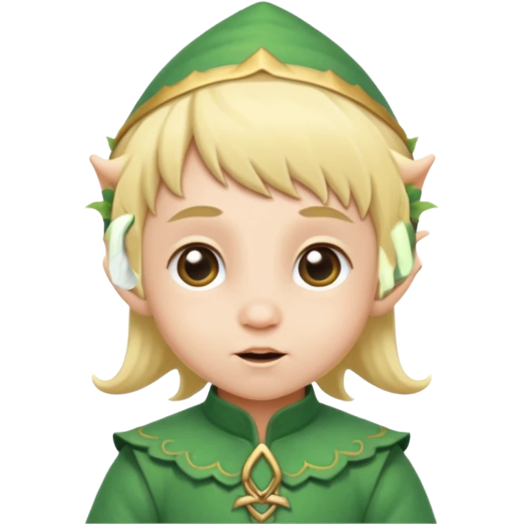 baby elf blonde hair emoji