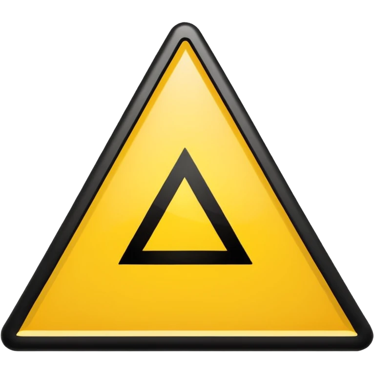 yellow warning triangle with 5 min in the middle emoji