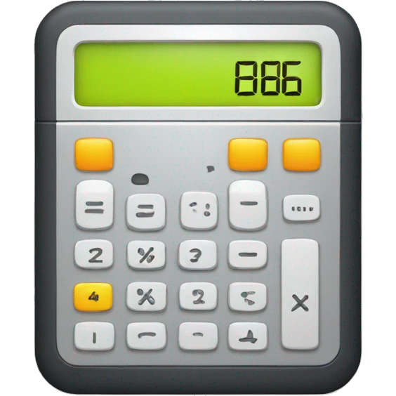 calculator without numbers emoji