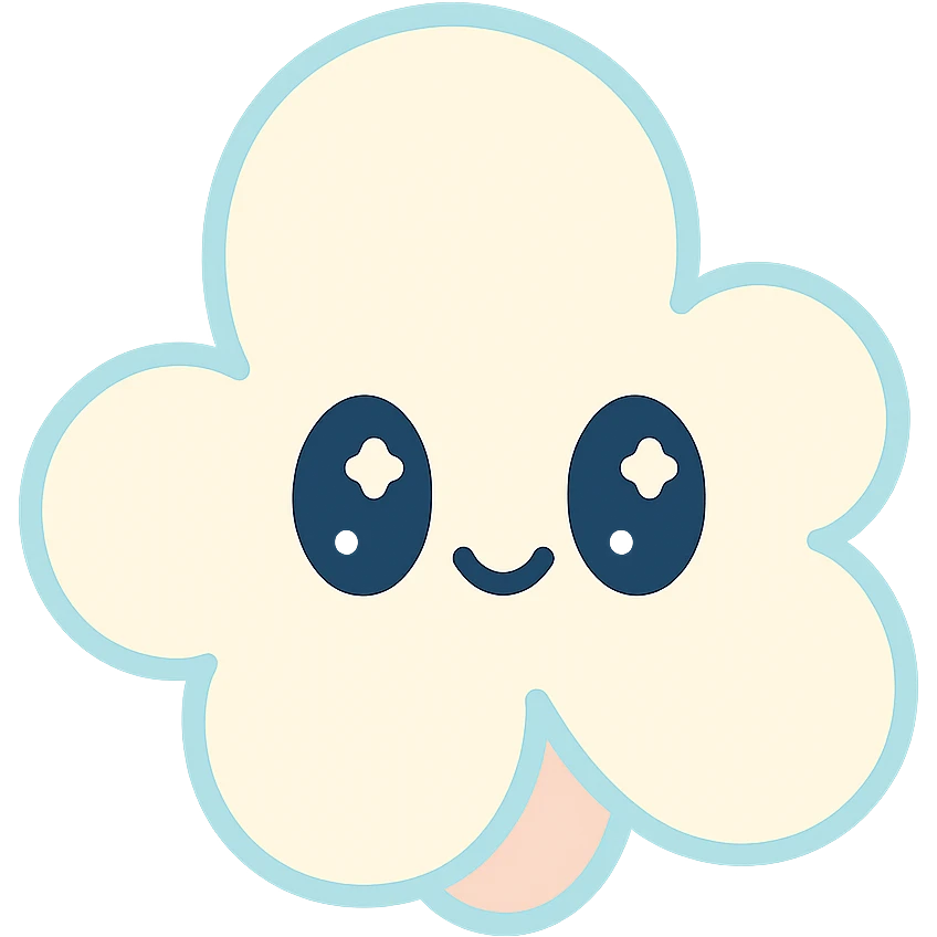 a single popped popcorn kernel, cute and simple style emoji