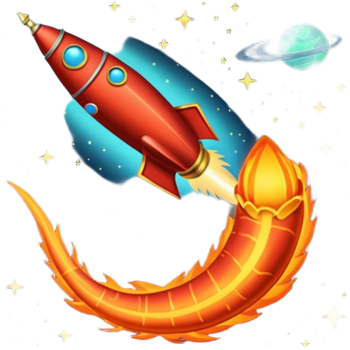 Vintage Planet comet. emoji