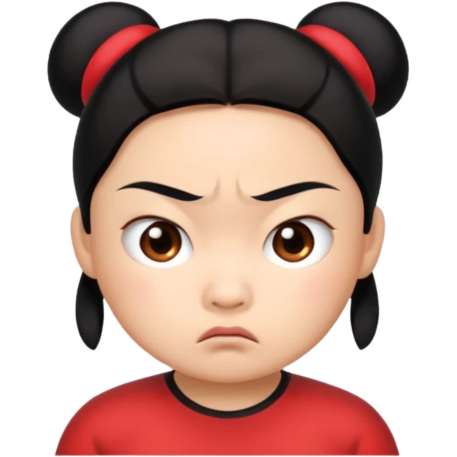 Pucca enojada  emoji