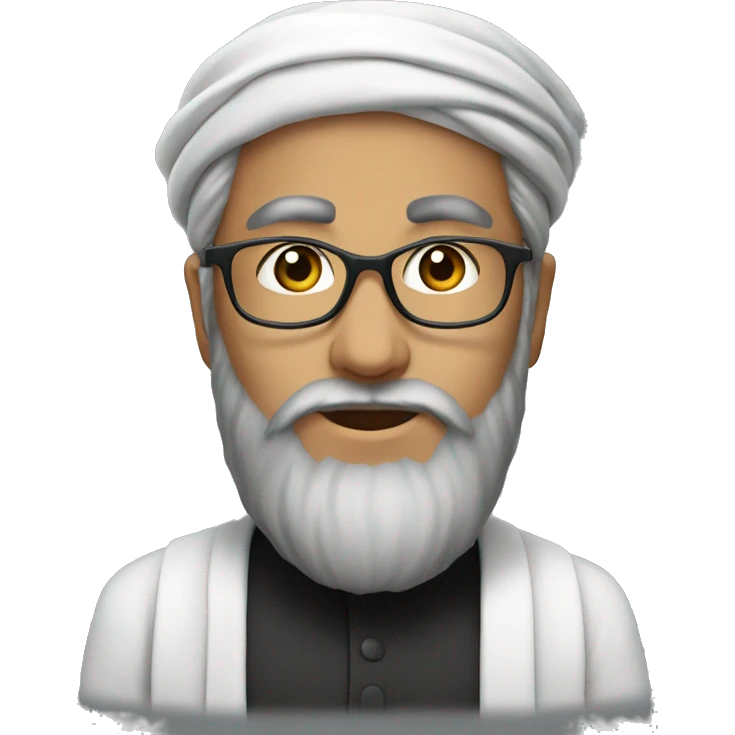 molvi with tasbi emoji