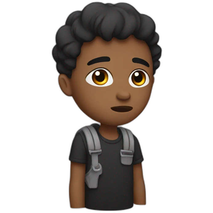 Black broken heart  emoji