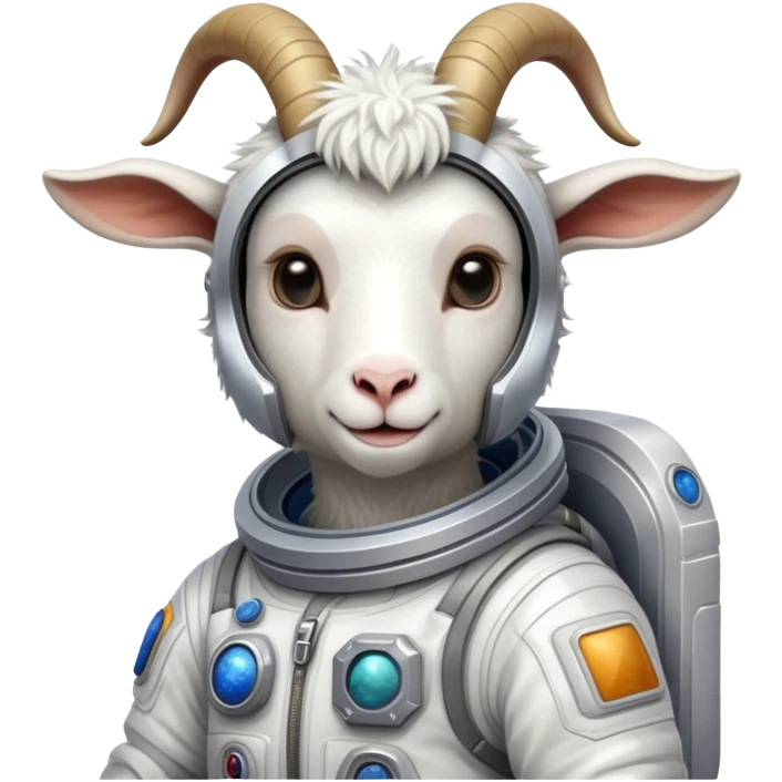 goat in space suit emoji