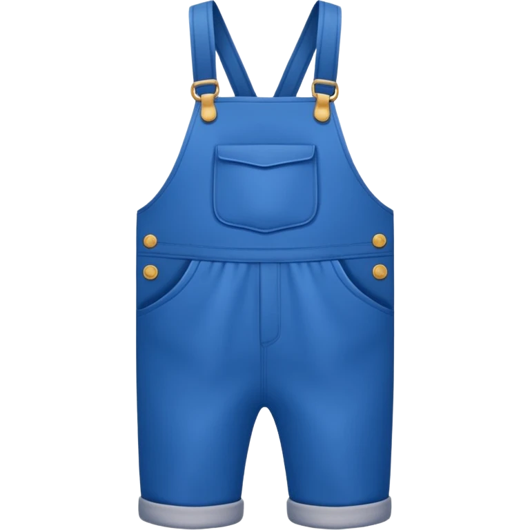 Maulwurf mit blauer Latzhose, lächelnd emoji