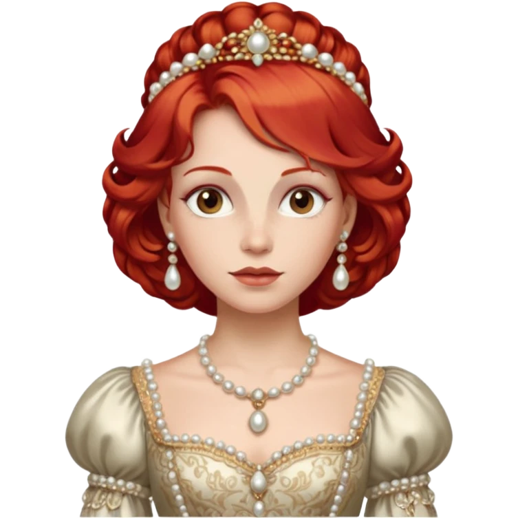 Renaissance lady emoji