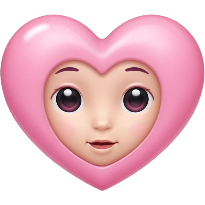 baby pink heart emoji