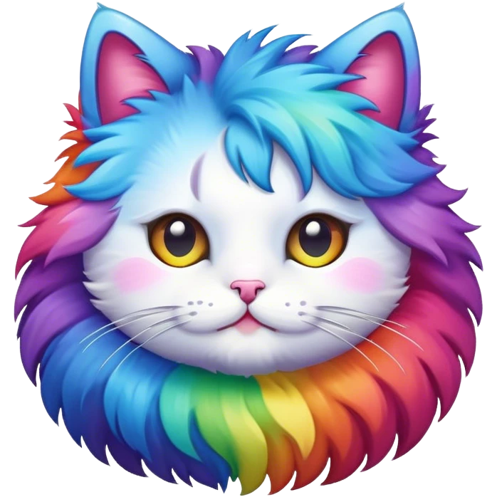 rainbow kitty emoji